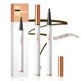 2024 New Magic Eyebrow Pencil, Eyebrow Pencil, 3D Waterproof Microblading Eyebrow Pencil Contouring Pen, 4 Tipped Precise Brow Pen, Natural Fine Stroke Microblading Eyebrow Pencil (Dark Brown)
